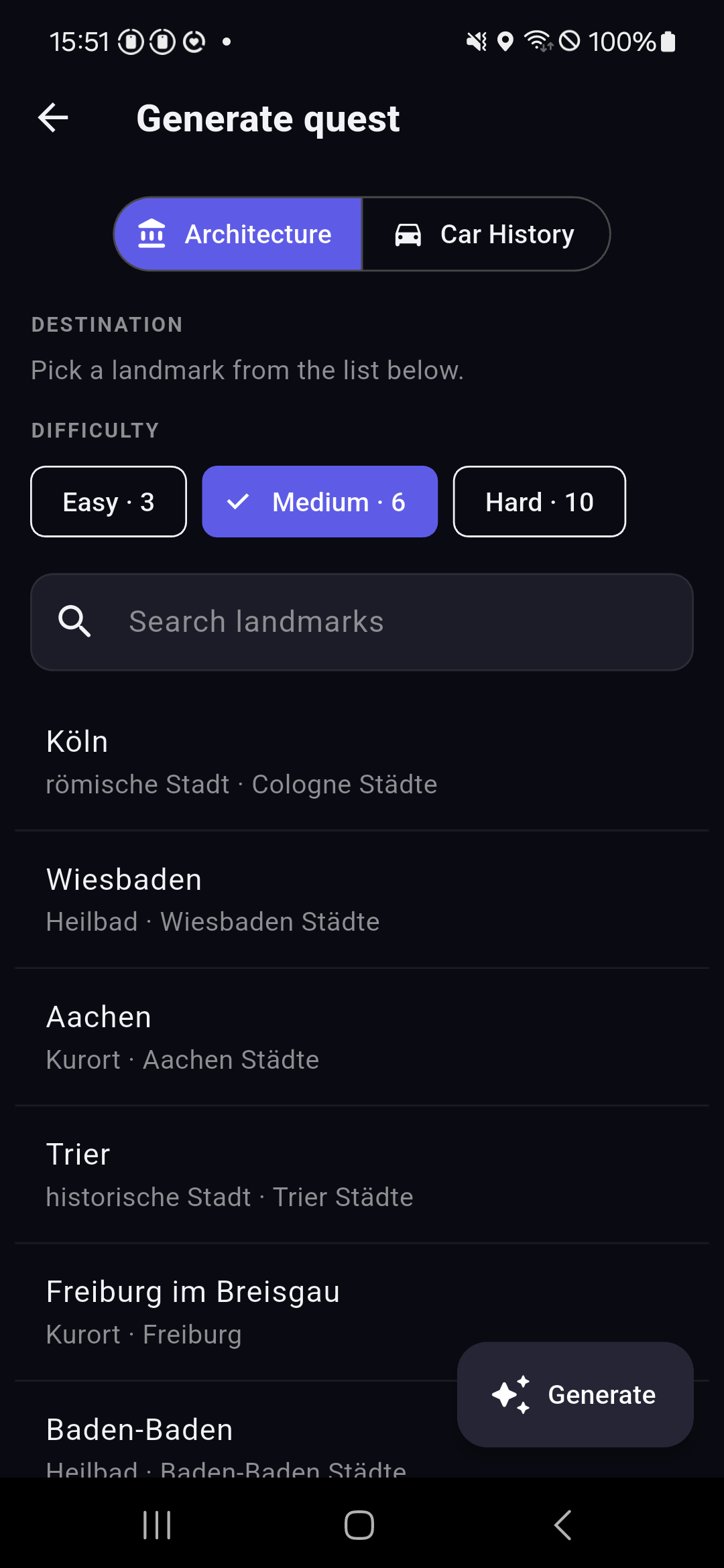 Quest generator